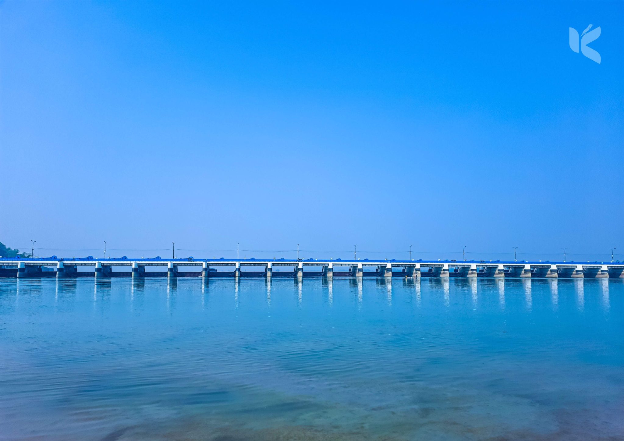 Teesta Barrage at Nilphamari Bangladesh